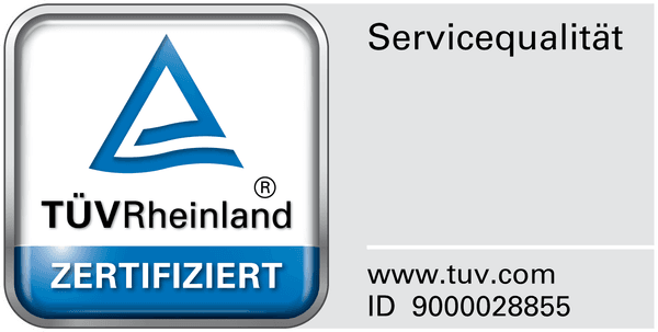 TÜV-Geprüfte Servicequalität logo