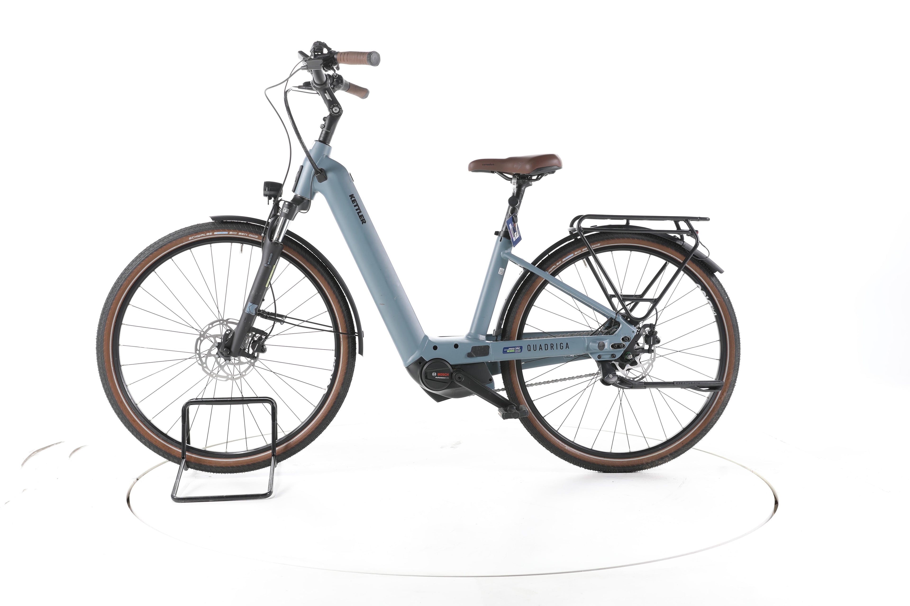 Kettler Quadriga P5 FL, BLAU, 43 cm City E-Bike Tiefeinsteiger - Image 7