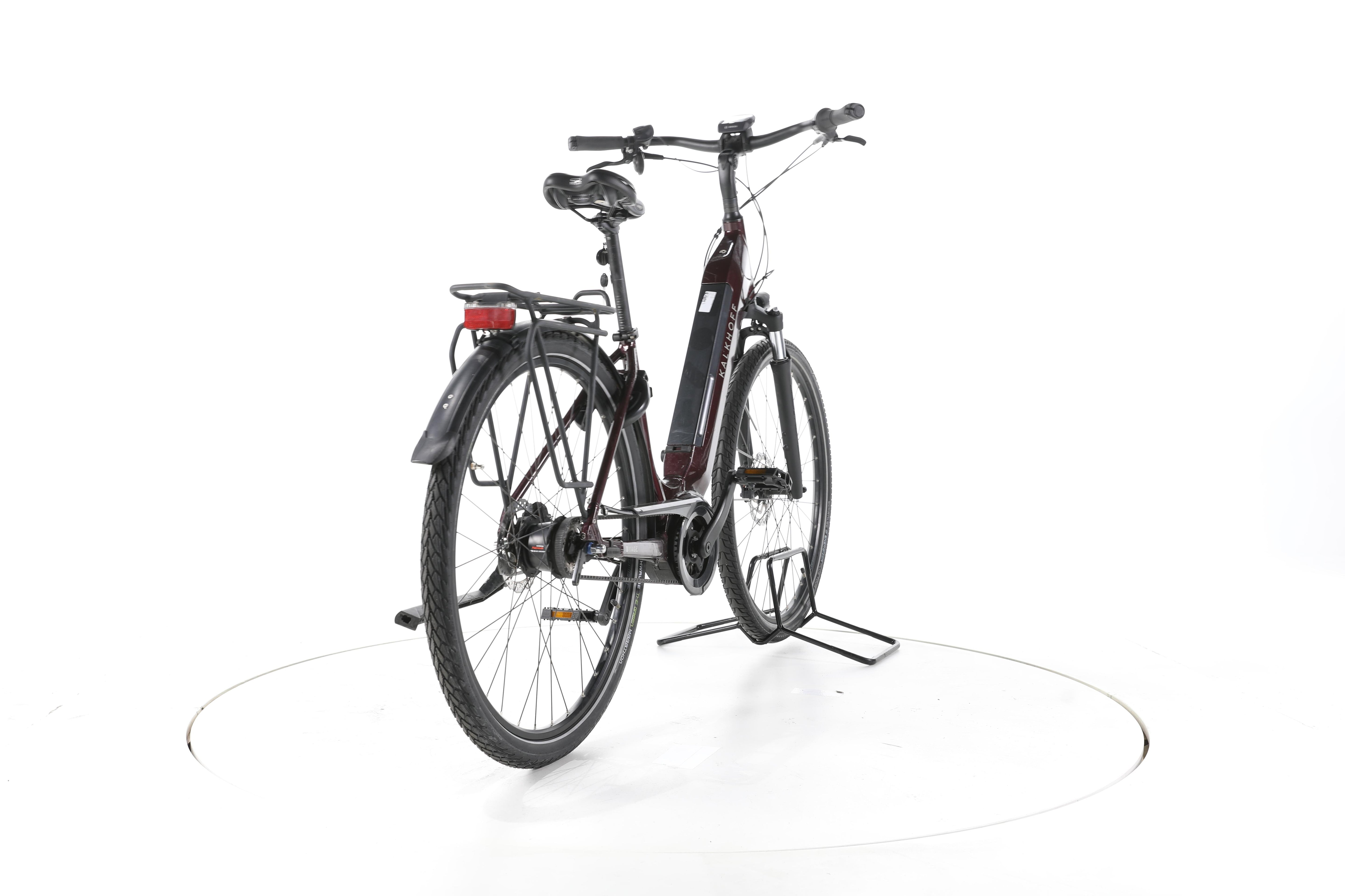 Kalkhoff 3.B EXCITE WAVE, Winered, S City E-Bike Tiefeinsteiger - Image 11