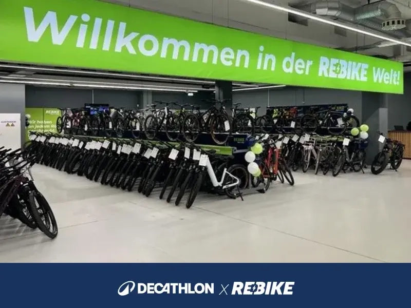 Gebrauchte E-Bikes von Rebike im Decathlon Store Kln-Marsdorf